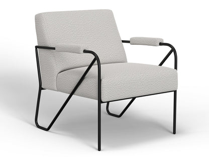 IFD - Lotus - Wooden Frame & Metal Base, Armchair - IUP132-ACH-101 view 3