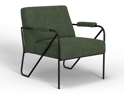 IFD - Lotus - Wooden Frame & Metal Base, Armchair - IUP132-ACH-111 view 1
