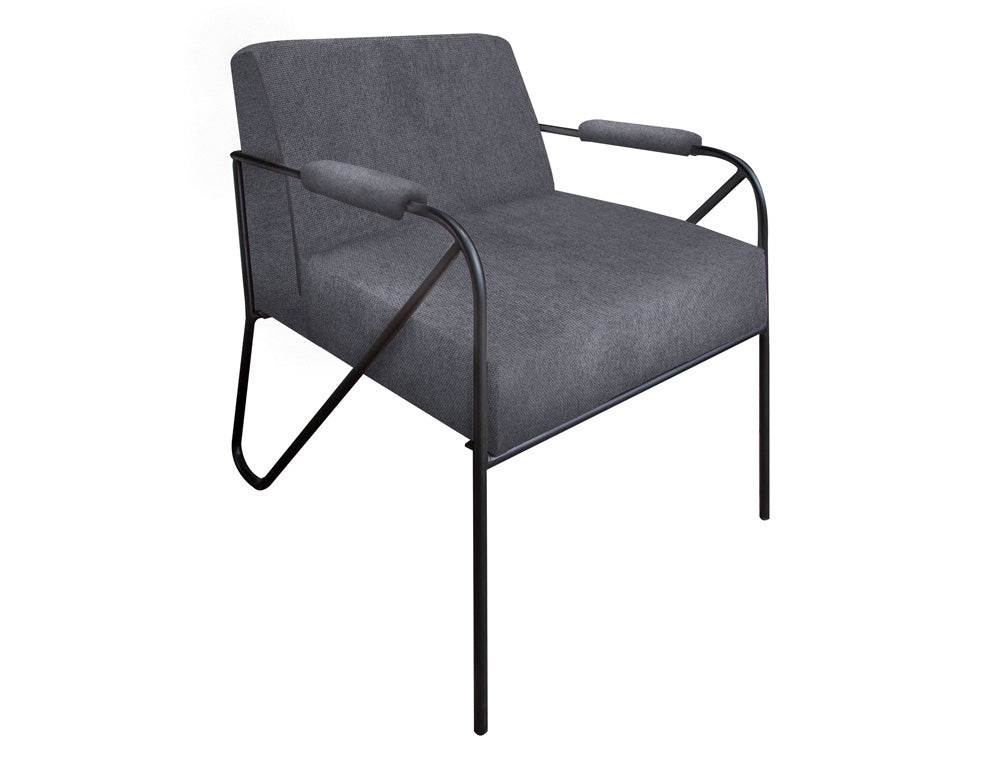 IFD - Lotus - Wooden Frame & Metal Base, Armchair - IUP132-ACH-121 view 1