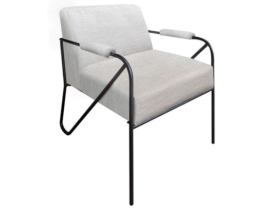 IFD - Lotus - Wooden Frame & Metal Base, Armchair - IUP132-ACH-131 view 1