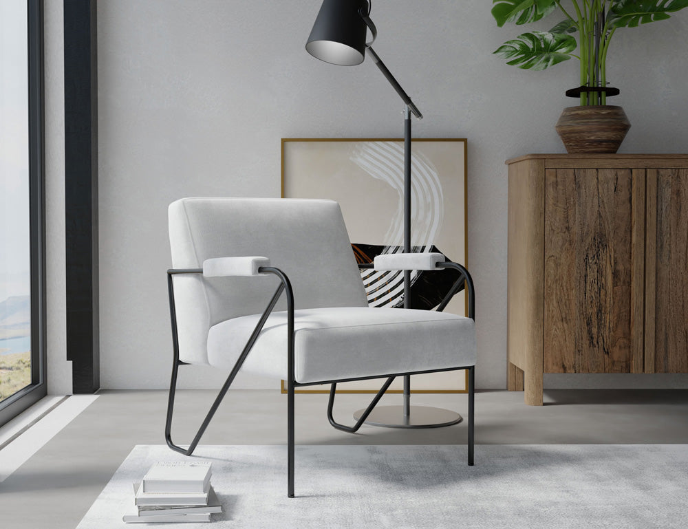 IFD - Lotus - Wooden Frame & Metal Base, Armchair - IUP132-ACH-131 view 2