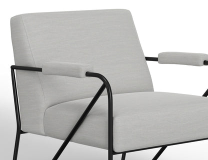 IFD - Lotus - Wooden Frame & Metal Base, Armchair - IUP132-ACH-131 view 3