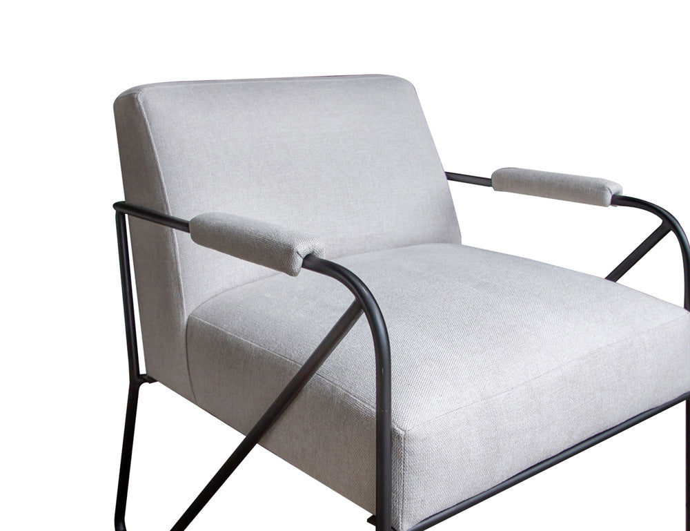 IFD - Lotus - Wooden Frame & Metal Base, Armchair - IUP132-ACH-161 view 3