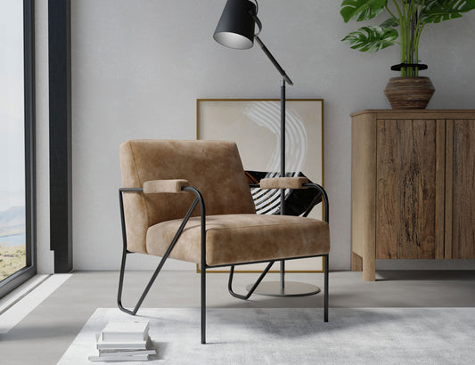 IFD - Lotus - Wooden Frame & Metal Base, Armchair - IUP132-ACH-202 view 2