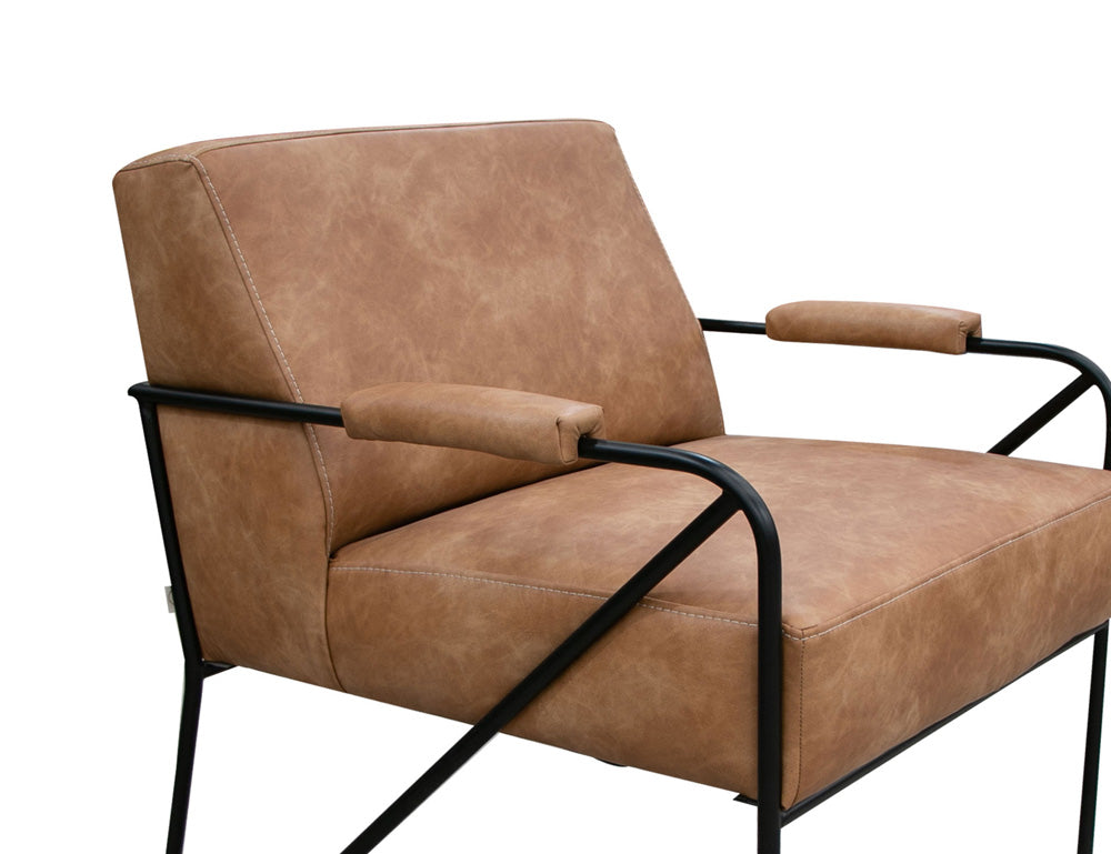 IFD - Lotus - Wooden Frame & Metal Base, Armchair - IUP132-ACH-202 view 3