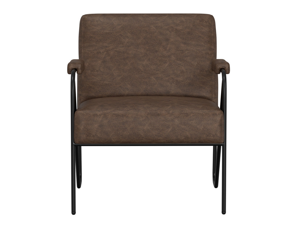 IFD - Lotus - Wooden Frame & Metal Base, Armchair - IUP132-ACH-212 view 2