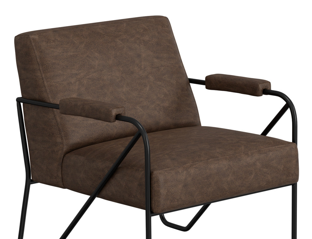 IFD - Lotus - Wooden Frame & Metal Base, Armchair - IUP132-ACH-212 view 5
