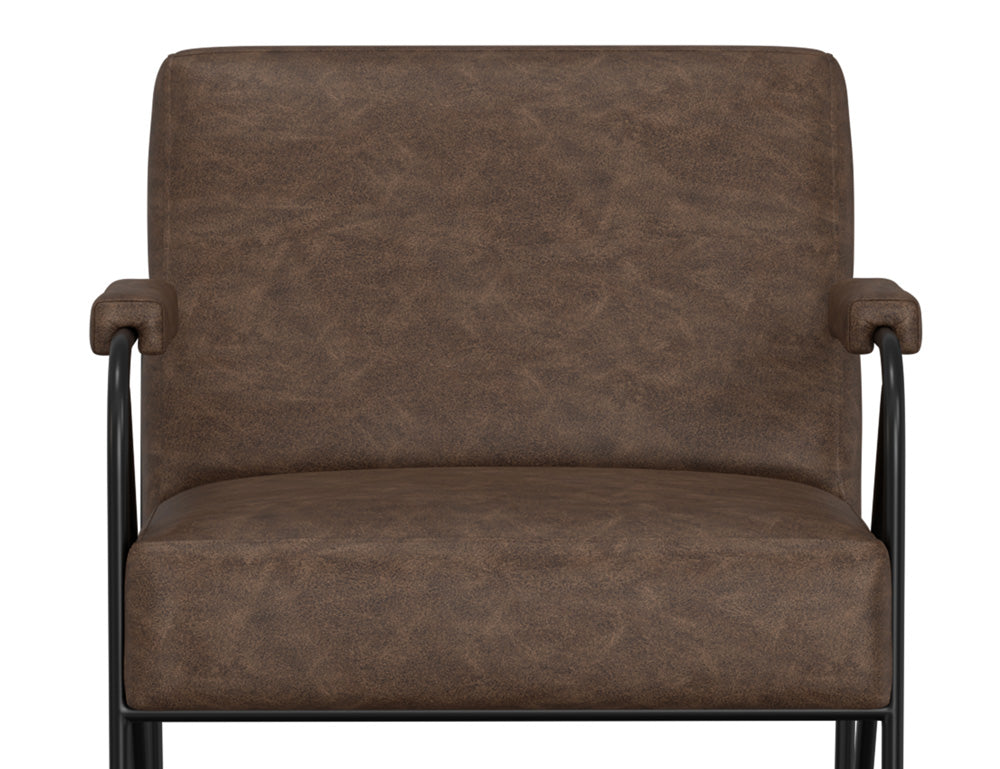 IFD - Lotus - Wooden Frame & Metal Base, Armchair - IUP132-ACH-212 view 6