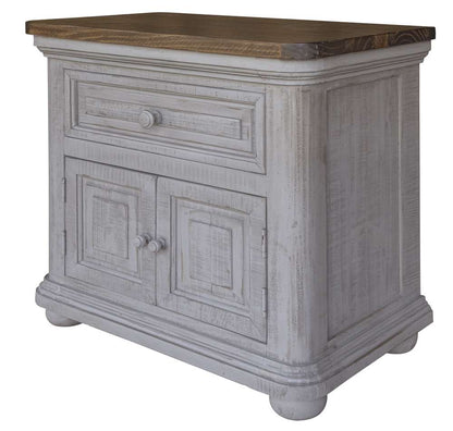 IFD - Luna Gray 1 Drawer, 2 Doors, Night Stand - IFD7651NTS veiw 1