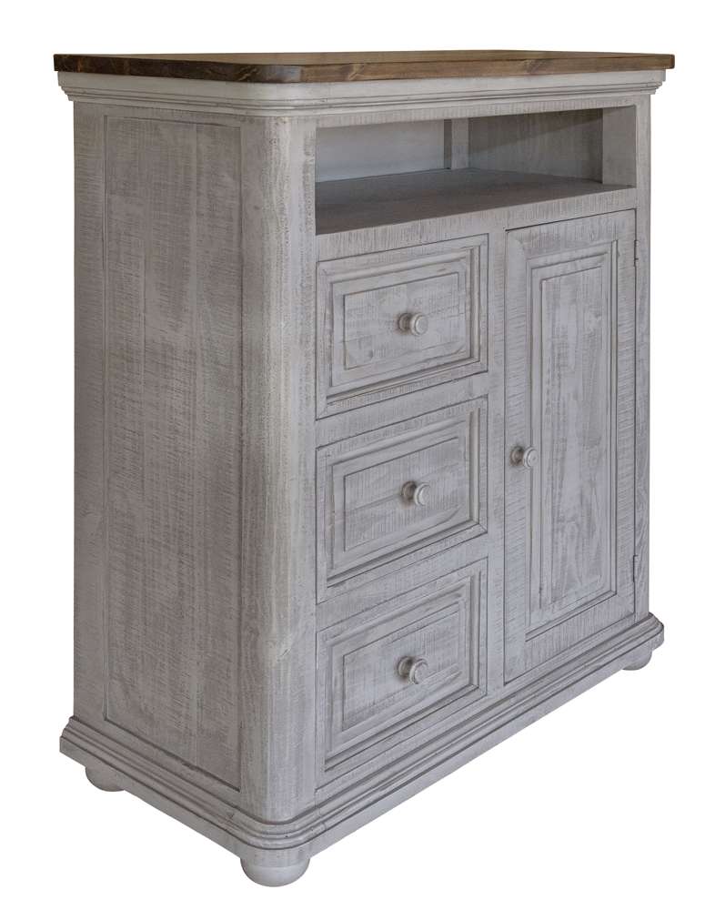 IFD - Luna Gray 3 Drawer, 1 Door, Chest TV - IFD7651CTV veiw 1