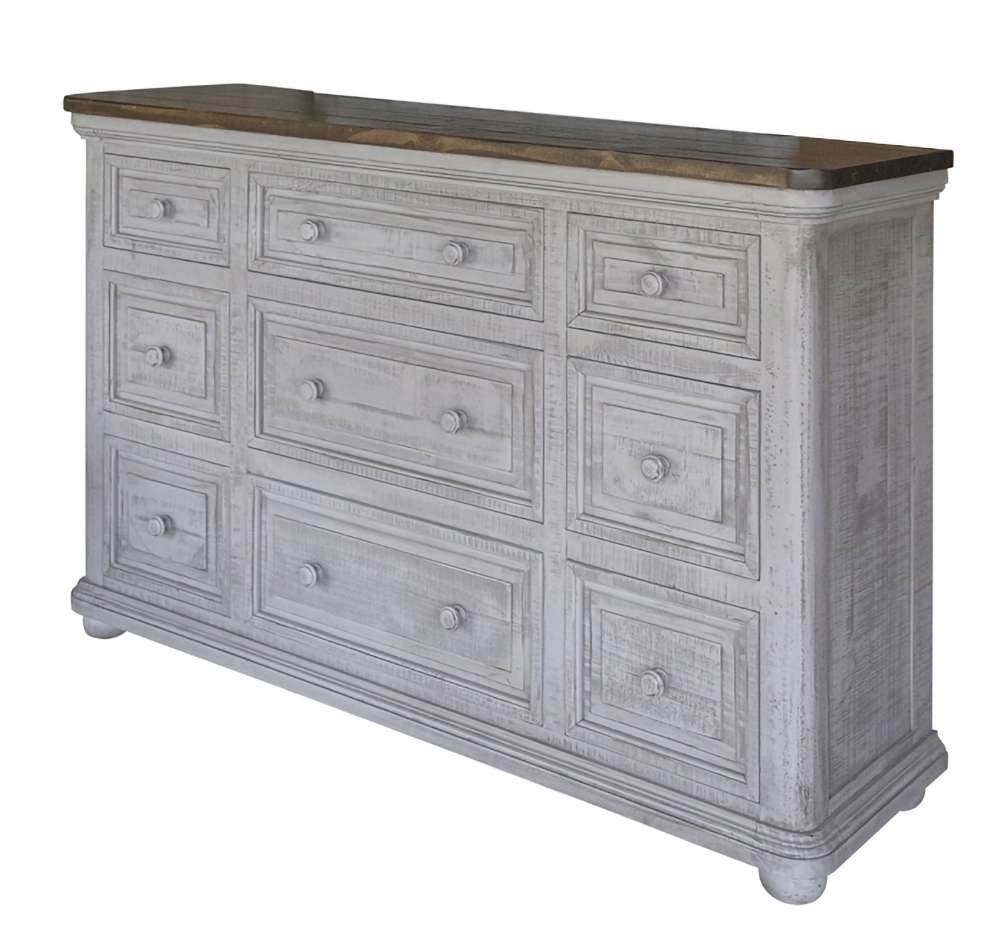 IFD - Luna Gray 9 Drawer, Dresser - IFD7651DSR veiw 1