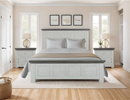 IFD  - Luna White  - 1 Drawer 2 Door Nightstand  - IFD768NTST view 3