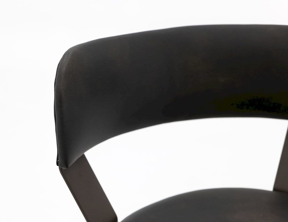 IFD  - Maison  - Wooden Frame & Metal Base, Barstool 30"  - Black  - IUP701-BST30-216 view 5