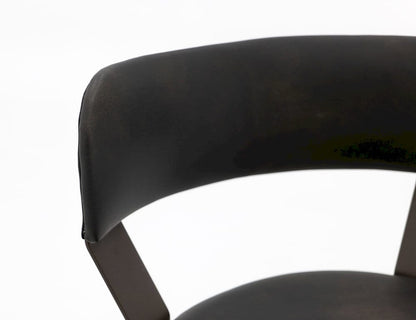 IFD  - Maison  - Wooden Frame & Metal Base, Barstool 30"  - Black  - IUP701-BST30-216 view 5
