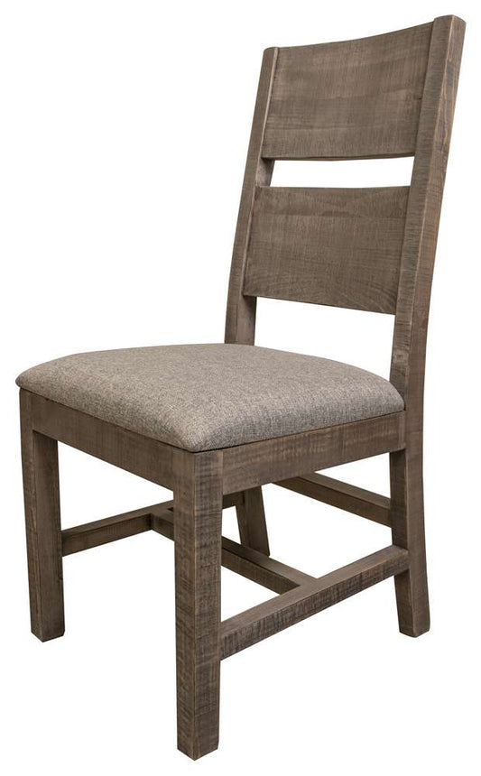 IFD - Marble Solid wood Chair, w/ Gray Fabric Seat (Set of 2) - IFD6391CHR veiw 1