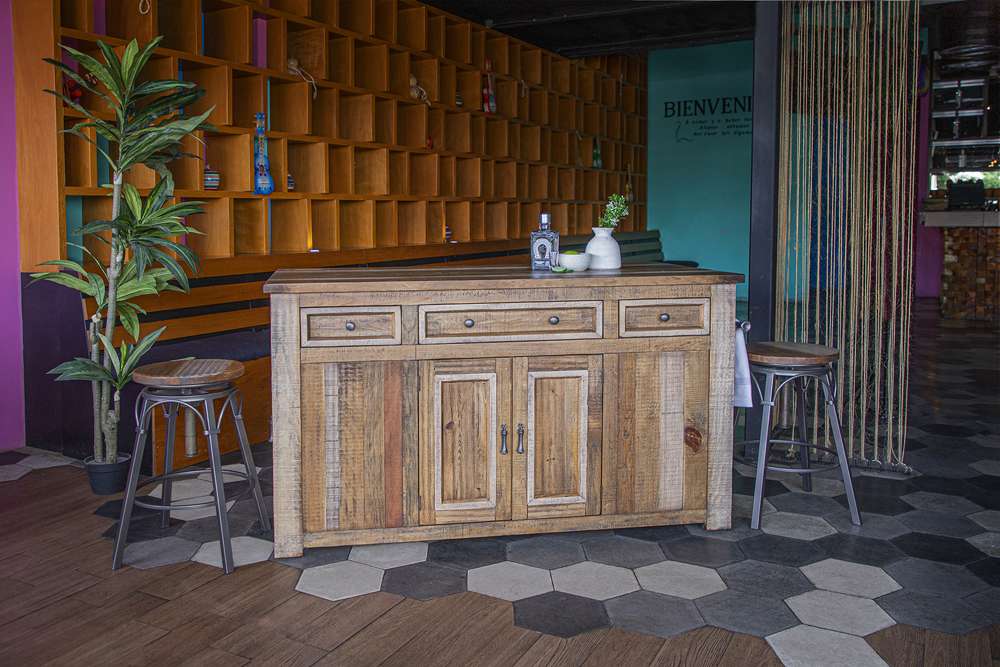 IFD - Marquez 24-30in Adjustable Swivel Stool, Wooden Seat, Straight Leg - IFD1141STL2430 veiw 4