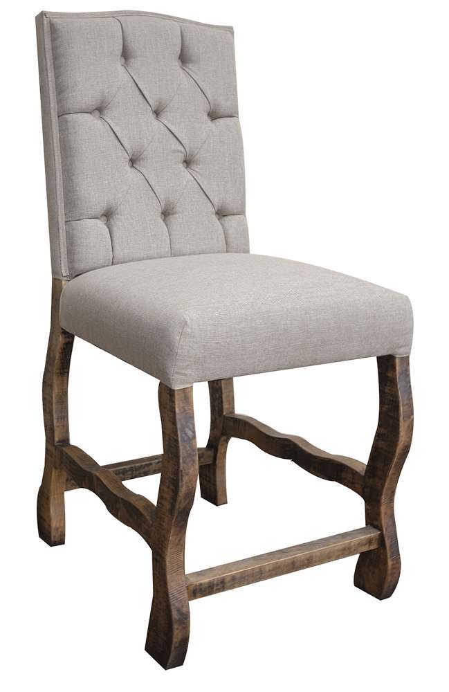 IFD - Marquez 24in Uph. Barstool w/Tufted Back - IFD4351BST24 veiw 1