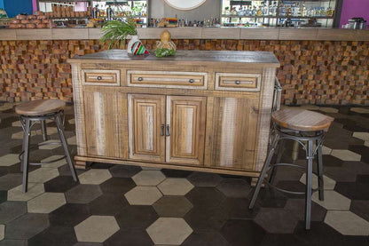 IFD - Marquez 3 Drawer & 6 Doors, Kitchen Island - IFD4351KSL veiw 2