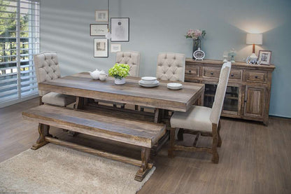 IFD - Marquez Solid Wood Bench - IFD435BENCH veiw 4
