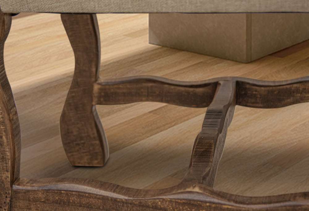 IFD - Marquez Uph. Chair W/Tufted Back, 100%Polyester (Set of 2) - IFD435CHAIR veiw 4