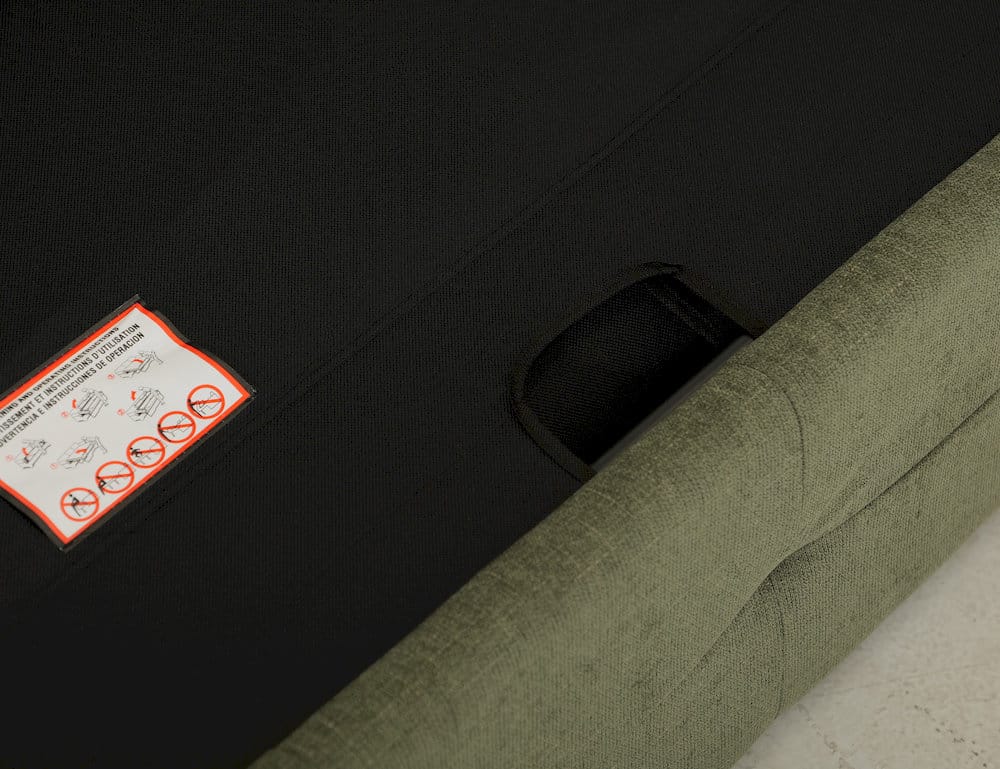 IFD  - Mellow  - Pull-Out Sofa Bed Sleeper, Queen-Size mattress  - Green  - IUP951-SSF-111 view 6