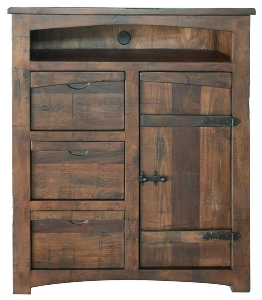 IFD - Mezcal 3 Drawer, 1 Door Chest for TV - IFD567GREAT-CTV veiw 1