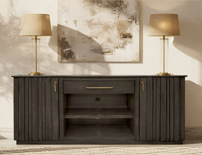 IFD  - Mezquite  - 1 Drawer 2 Door TV Stand  - Brown  - IFD6631STN70 view 3