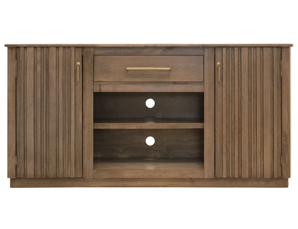 IFD - Mezquite - 1 Drawer & 2 Door, TV Stand for Fire Place in Brown - IFD6621STF view 2