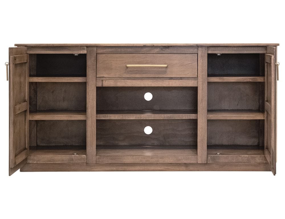 IFD - Mezquite - 1 Drawer & 2 Door, TV Stand for Fire Place in Brown - IFD6621STF view 6