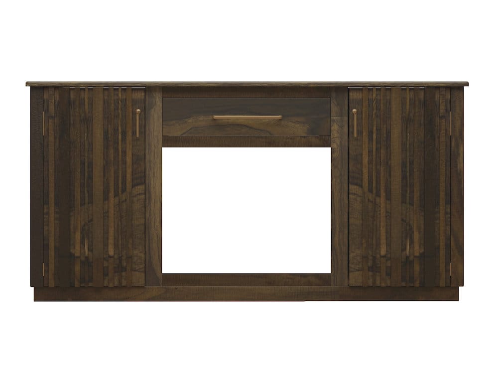 IFD  - Mezquite  - 1 Drawer, 2 Doors Fireplace TV  - Black  - IFD6631EFP70 view 2