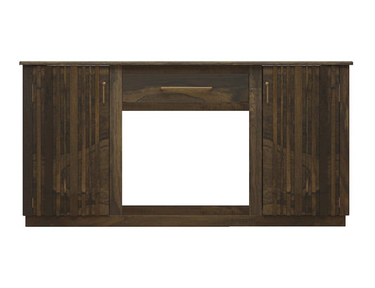 IFD  - Mezquite  - 1 Drawer, 2 Doors Fireplace TV  - Black  - IFD6631EFP70 view 2