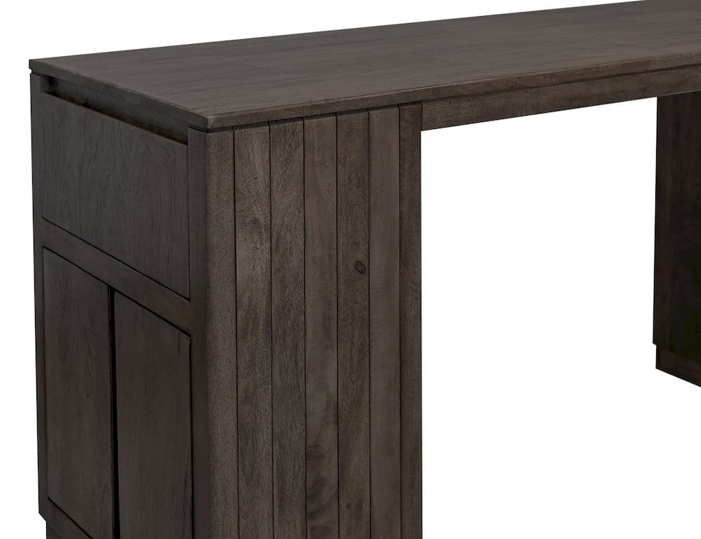 IFD  - Mezquite  - 2 Drawer 4 Door Kitchen Island  - Black  - IFD6631KSL view 4