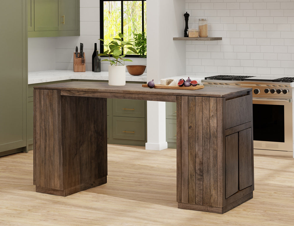 IFD - Mezquite - 2 Drawer 4 Door Kitchen Island - IFD6621KSL view 3