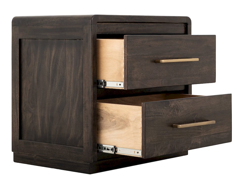 IFD  - Mezquite  - 2 Drawer Nightstand  - Black  - IFD6631NTS view 3