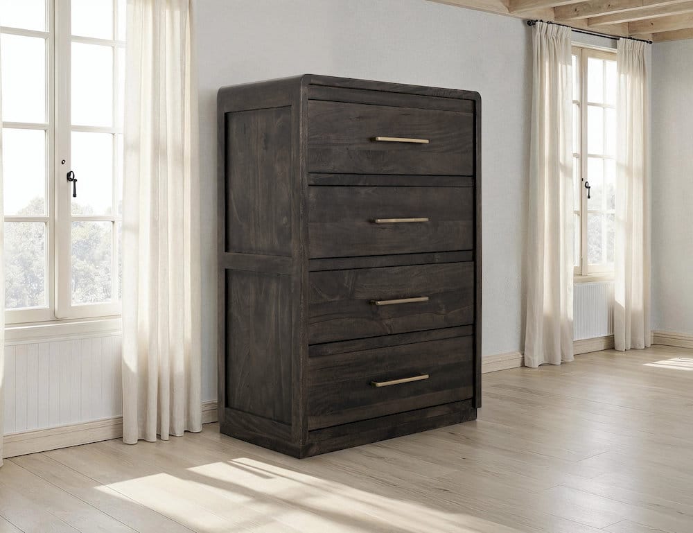 IFD  - Mezquite  - 5 Drawer Chest  - Black  - IFD6631CHT view 5