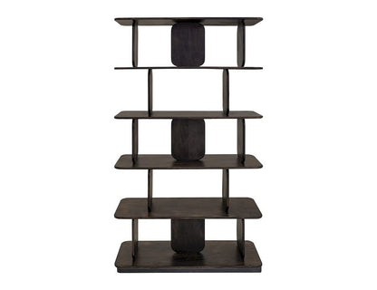 IFD  - Mezquite  - 5 Shelves, Bookcase  - Black  - IFD6631BKS view 2