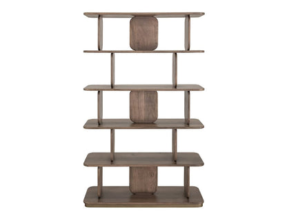 IFD  - Mezquite  - 5 Shelves, Bookcase  - Brown  - IFD6621BKS view 1