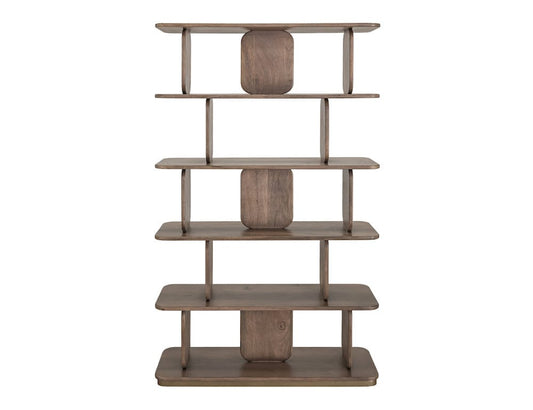 IFD  - Mezquite  - 5 Shelves, Bookcase  - Brown  - IFD6621BKS view 1