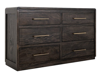 IFD  - Mezquite  - 6 Drawer Dresser  - Black  - IFD6631DSR view 3