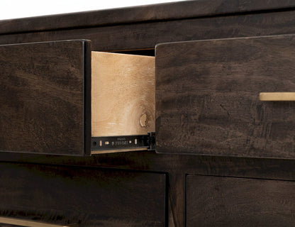 IFD  - Mezquite  - 6 Drawer Dresser  - Black  - IFD6631DSR view 7