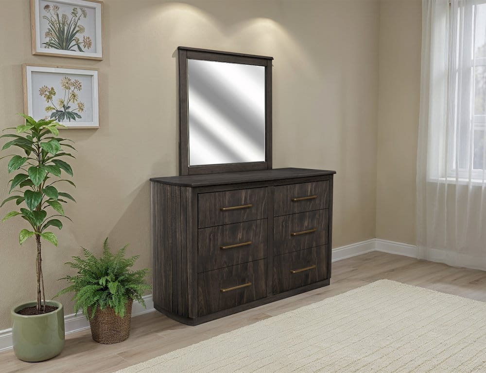 IFD  - Mezquite  - 6 Drawer Dresser  - Black  - IFD6632DSR view 4