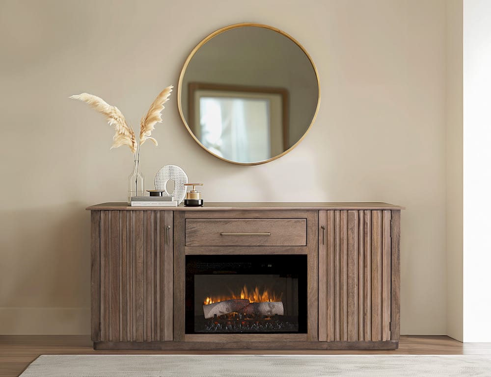 IFD - Mezquite Electric Fireplace - IFD6621STNFP view 2