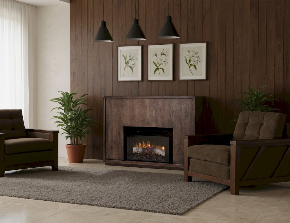 IFD  - Mezquite  - Fireplace Console  - Black  - IFD6631EFP view 3