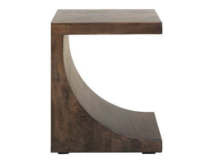 IFD  - Mezquite  - Wooden Chairside Table  - Black  - IFD6631CST view 1