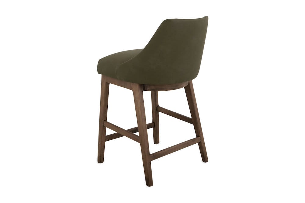 IFD  - Mezquite  - Wooden Frame, Barstool 24"  - Brown/Green  - IUP662-BST24-232 view 3