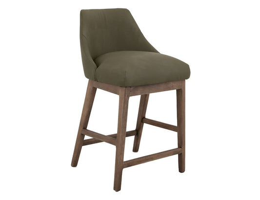 IFD  - Mezquite  - Wooden Frame, Barstool 30"  - Brown/Green  - IUP662-BST30-232 view 1