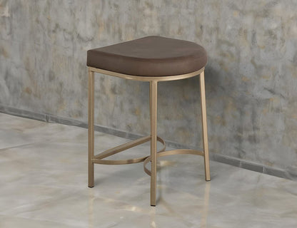 IFD  - Mezquite  - Wooden Frame & Metal Base, 24" Stool  - Brown  - IUP662-STL24-231 view 3