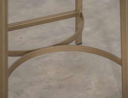 IFD  - Mezquite  - Wooden Frame & Metal Base, 24" Stool  - Brown  - IUP662-STL24-231 view 4
