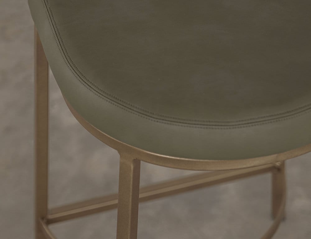 IFD  - Mezquite  - Wooden Frame & Metal Base, 24" Stool  - Green  - IUP662-STL24-232 view 4
