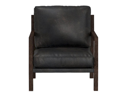 IFD  - Milan II  - Wooden Frame & Base, Armchair  - Black  - IUP403-ACH-216 view 2